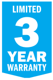 3-year Warranty